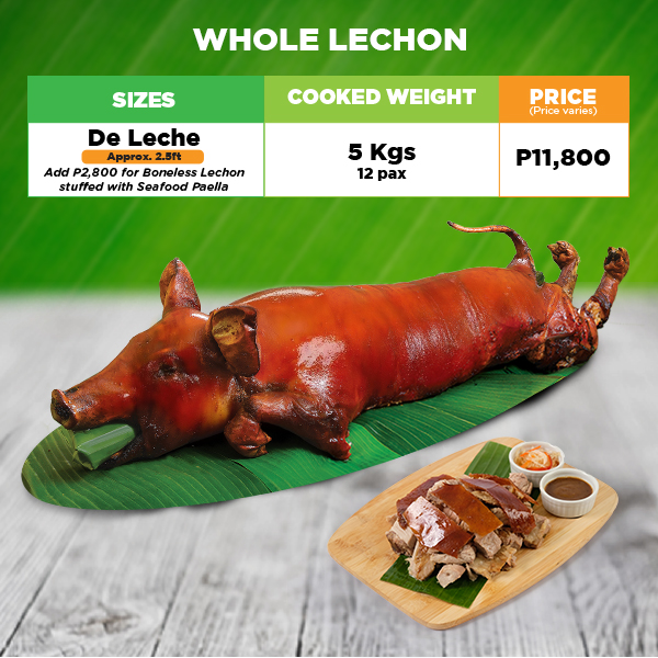  Whole Lechon (De Leche) 
